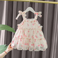Vestido Infantil Cecília Delicado com Flores