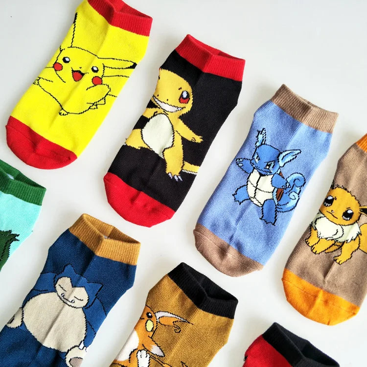 Meias Pokémon Vários Personagens